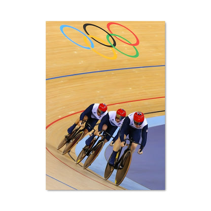 Poster Course Olympique