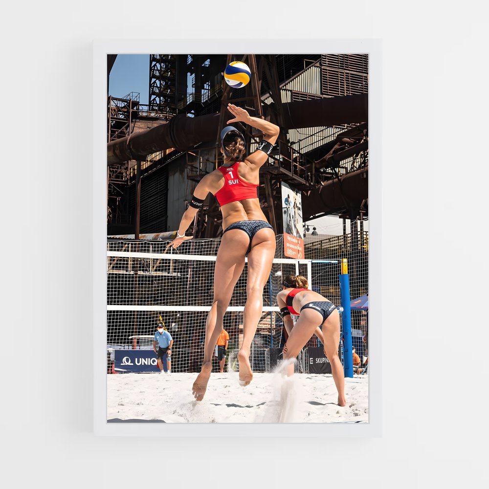 ap-olympic beach volleyball tournament-11 cadre Blanc