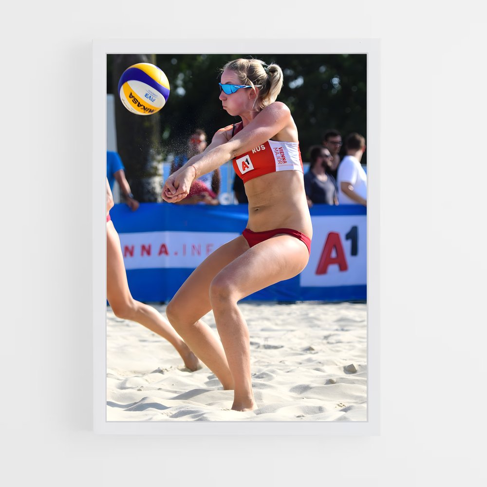 ap-olympic beach volleyball tournament-3 cadre Blanc