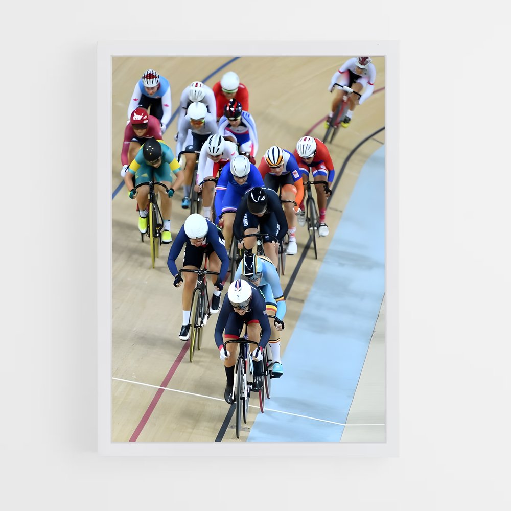 ap-olympic cycling tournament-1 cadre Blanc