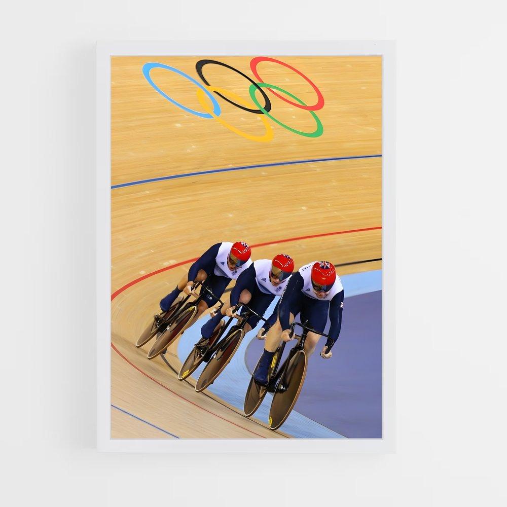 ap-olympic cycling tournament-5 cadre Blanc