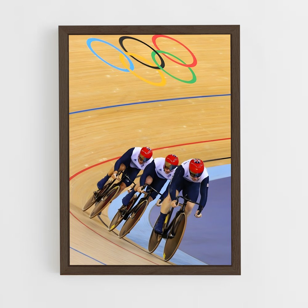ap-olympic cycling tournament-5 cadre Bois foncé