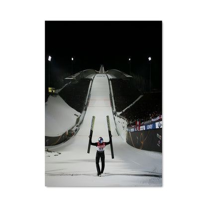 Poster Olympics ski jumping 75709