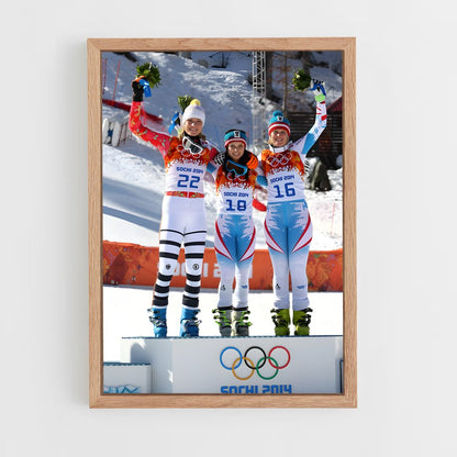 ap-olympics alpine skiing-3 cadre Bois clair