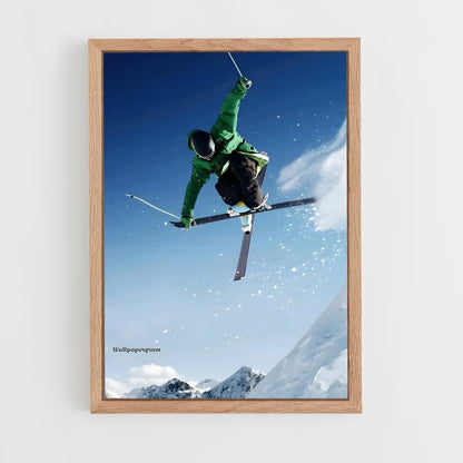ap-olympics alpine skiing-5 cadre Bois clair