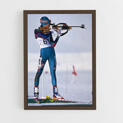ap-olympics biathlon-1 cadre Bois foncé