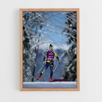 ap-olympics cross country skiing-2 cadre Bois clair