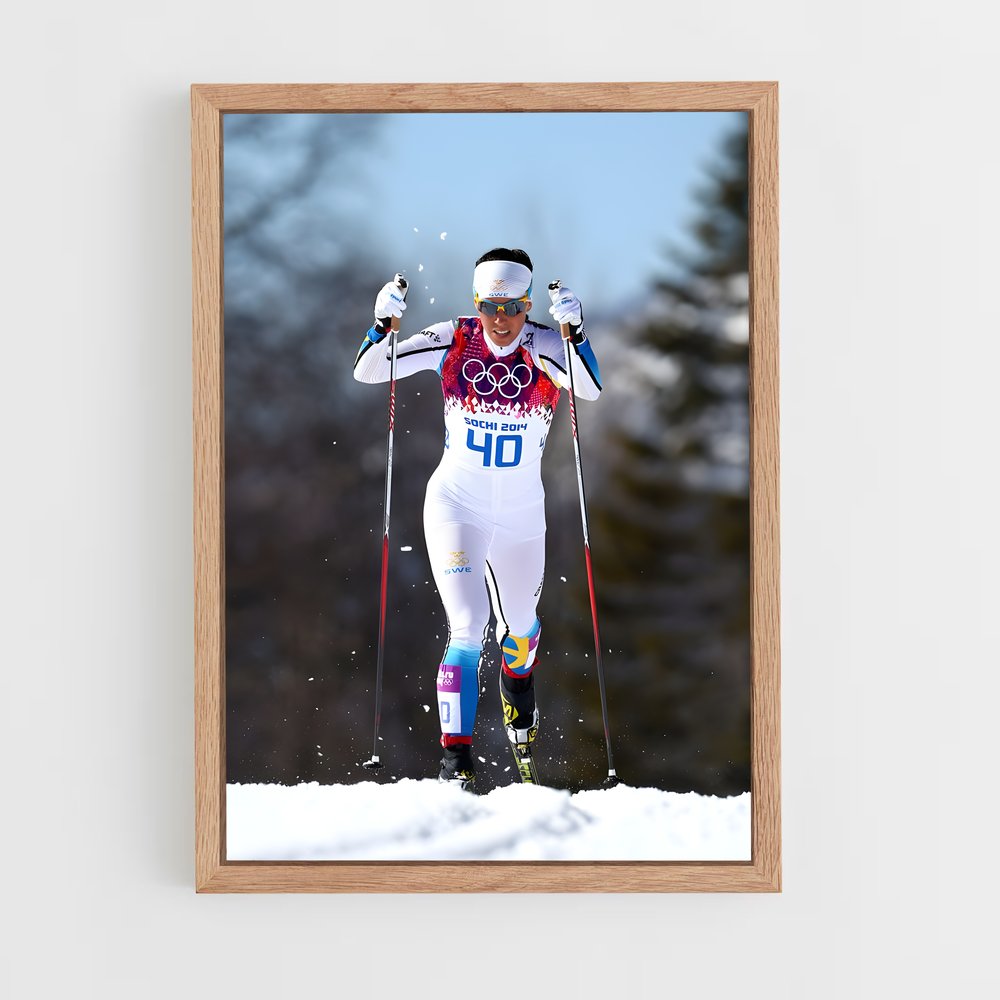 ap-olympics cross country skiing-6 cadre Bois clair