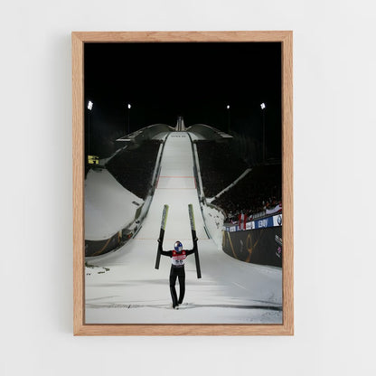 ap-olympics ski jumping-2 cadre Bois clair
