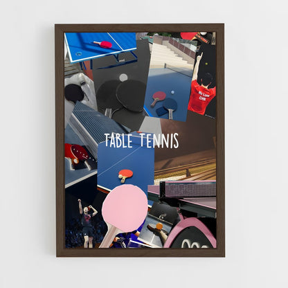 ap-olympics table tennis-1 cadre Bois foncé