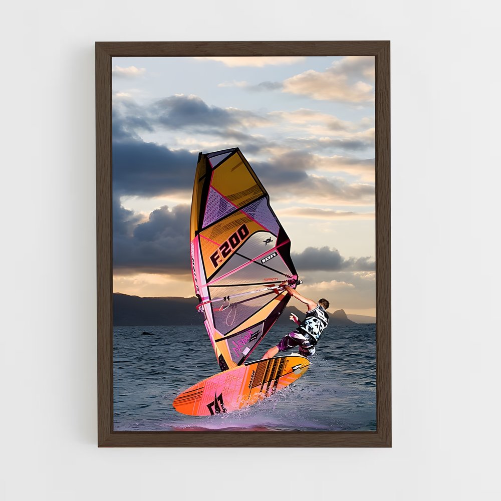 ap-olympics windsurfing-2 cadre Bois foncé