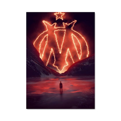 Poster Olympique de marseille 72180