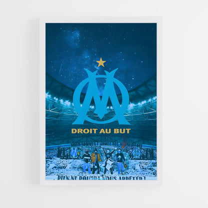 ap-olympique de marseille-4 cadre Blanc