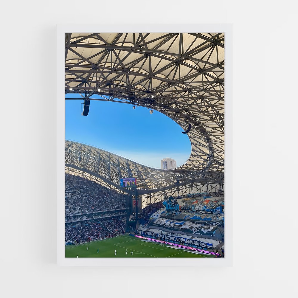 ap-olympique de marseille-8 cadre Blanc