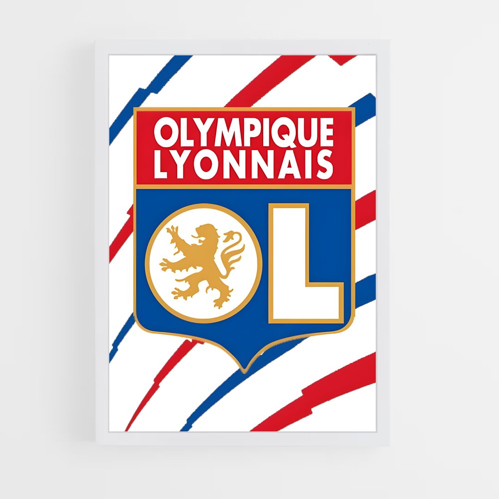 ap-olympique lyonnais-10 cadre Blanc
