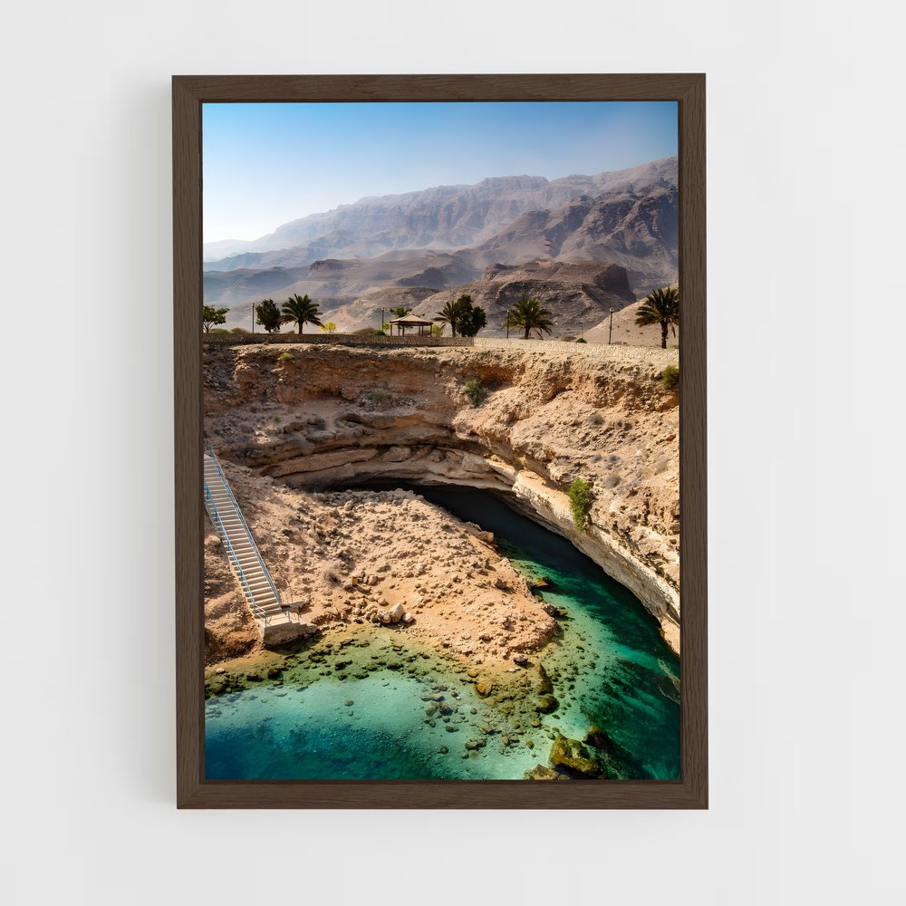 ap-oman-4 cadre Bois foncé