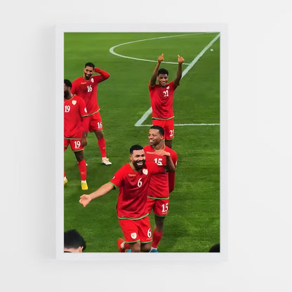 ap-oman national football team-1 cadre Blanc