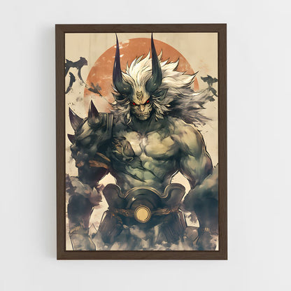 ap-oni-5 cadre Bois foncé