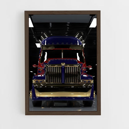 ap-optimus prime truck-2 cadre Bois foncé