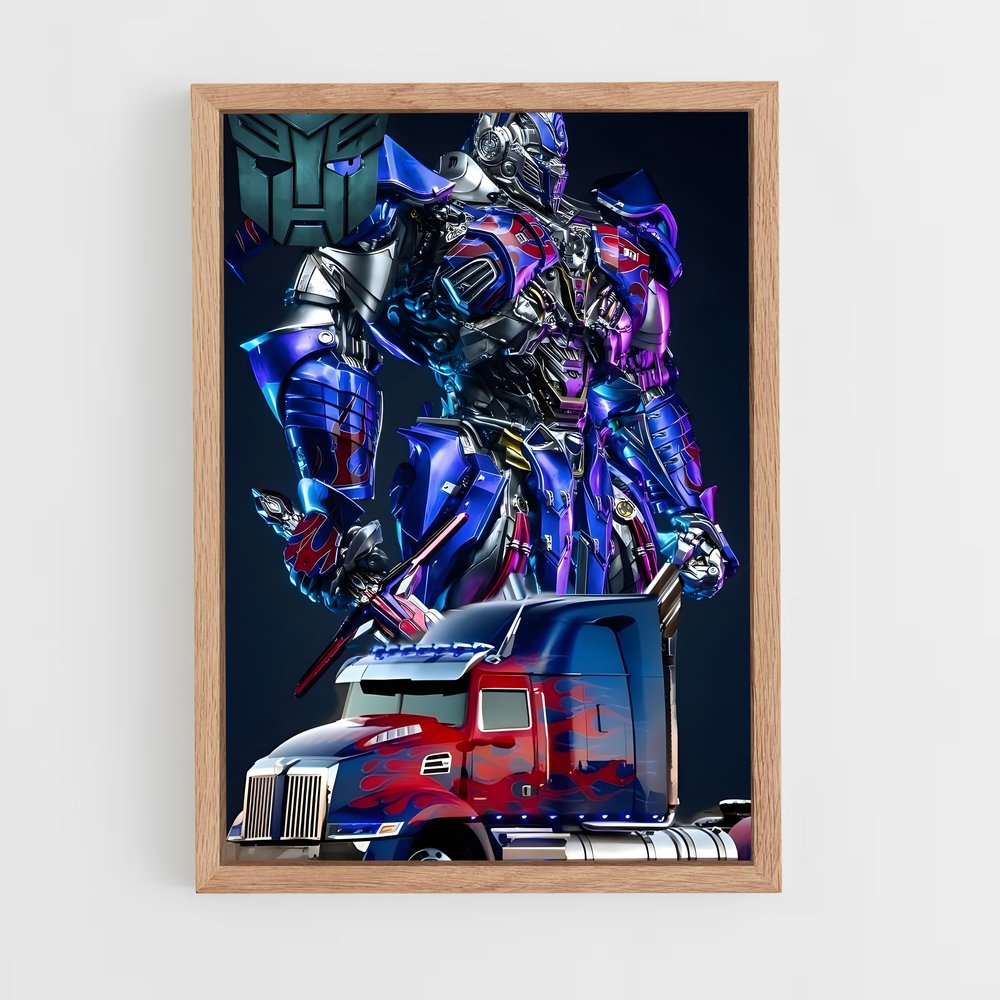 ap-optimus prime truck-4 cadre Bois clair