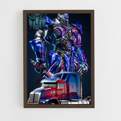 ap-optimus prime truck-4 cadre Bois foncé