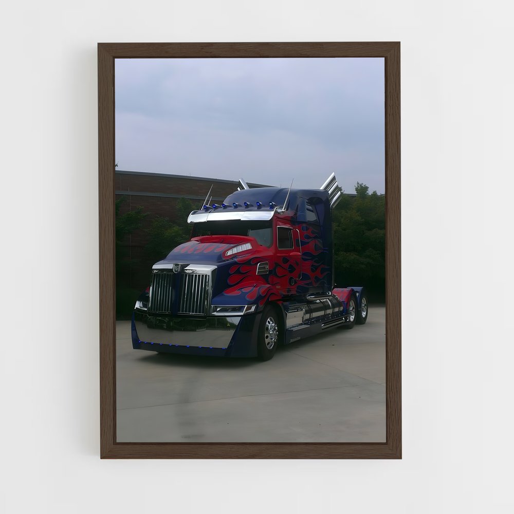 ap-optimus prime truck-5 cadre Bois foncé