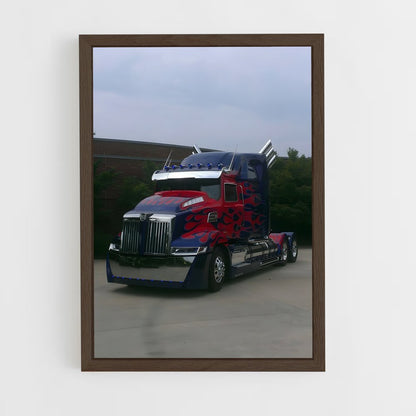 ap-optimus prime truck-5 cadre Bois foncé