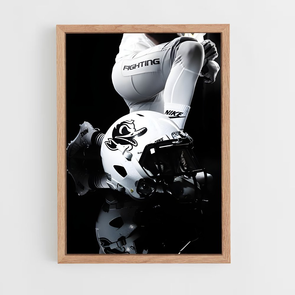 ap-oregon ducks-13 cadre Bois clair