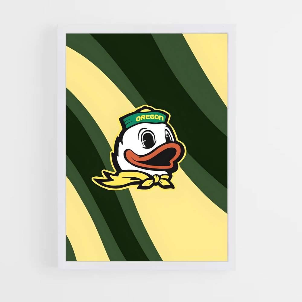 ap-oregon ducks-8 cadre Blanc