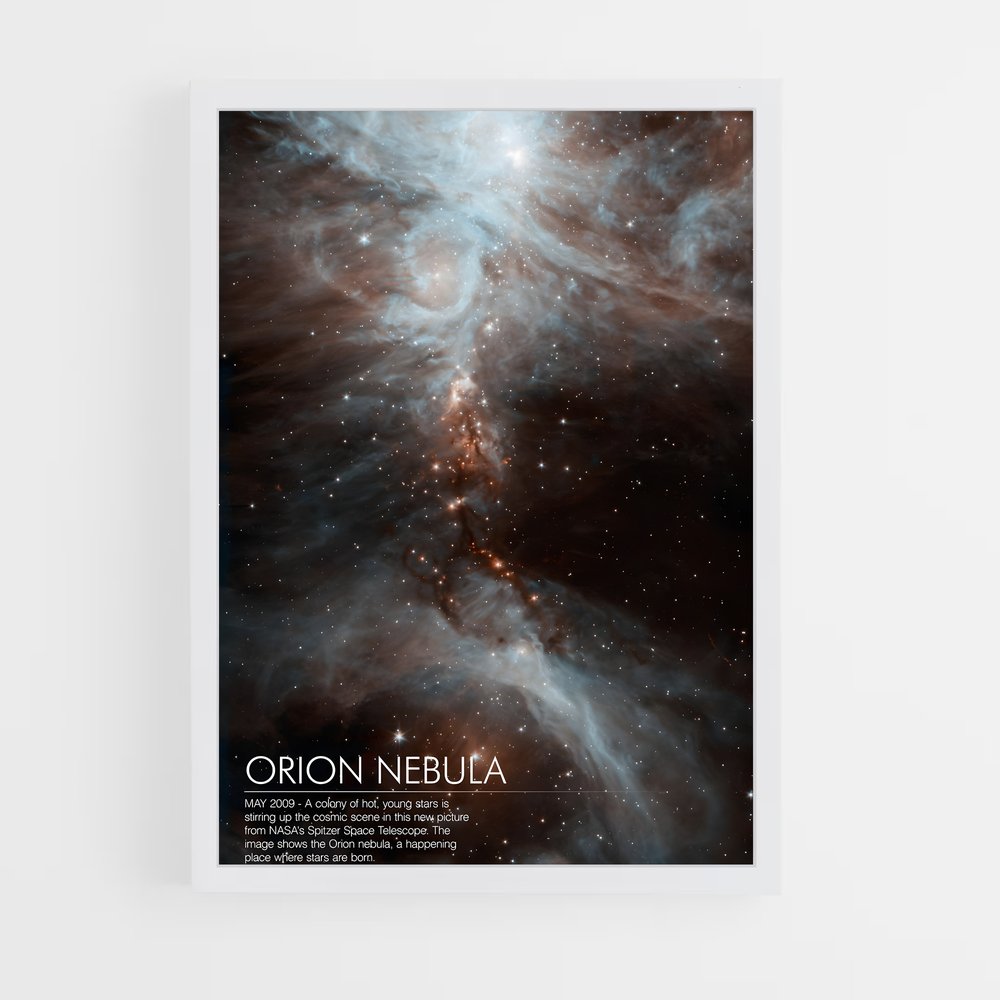 ap-orion nebula-3 cadre Blanc