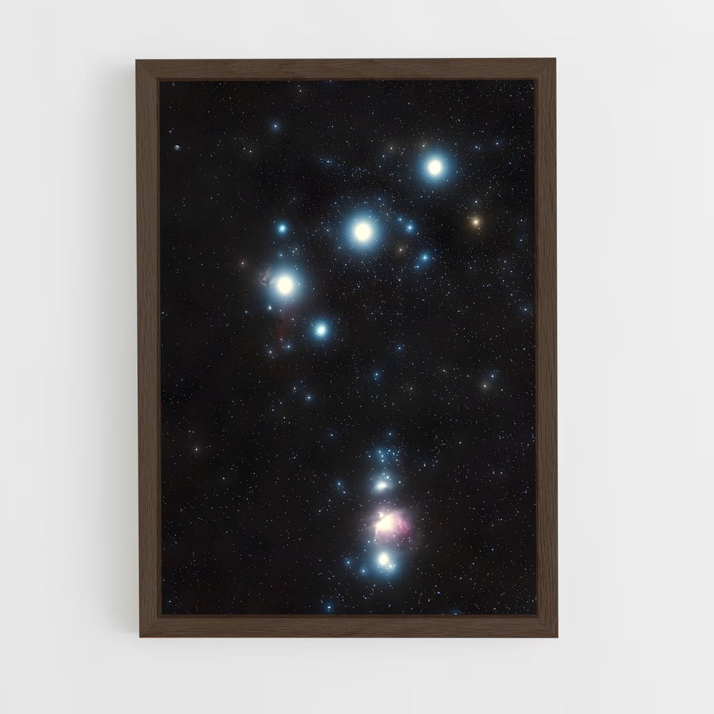 ap-orion nebula-7 cadre Bois foncé
