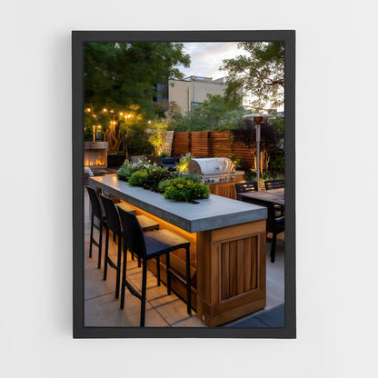 ap-outdoor kitchen-8 cadre Noir