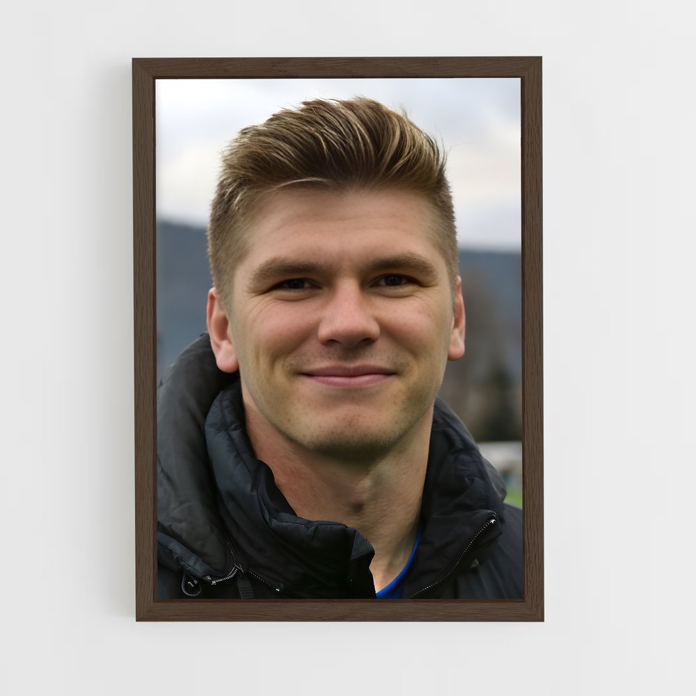 ap-owen farrell-2 cadre Bois foncé