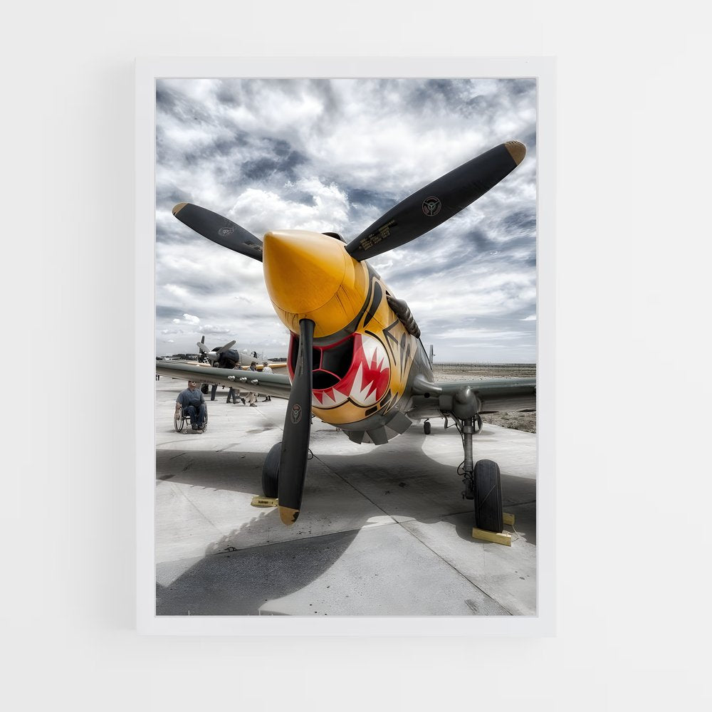 ap-p-40 warhawk-3 cadre Blanc