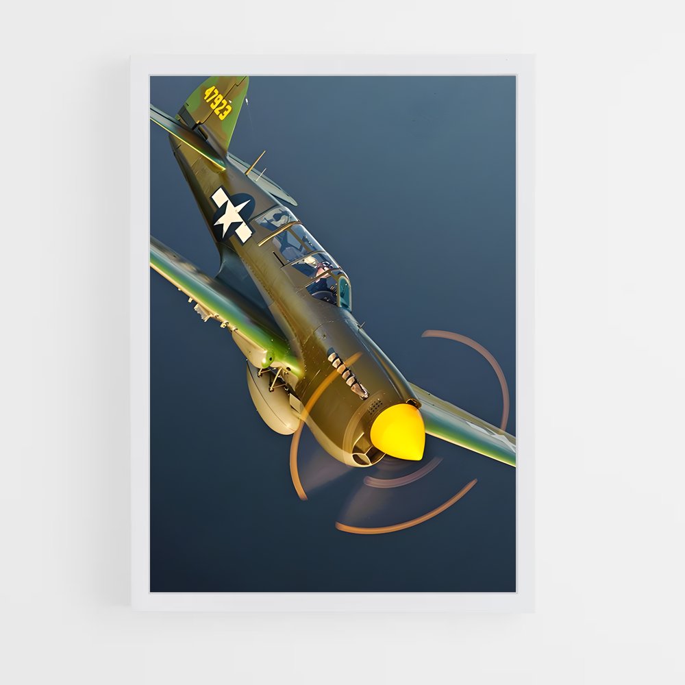 ap-p-40 warhawk-5 cadre Blanc