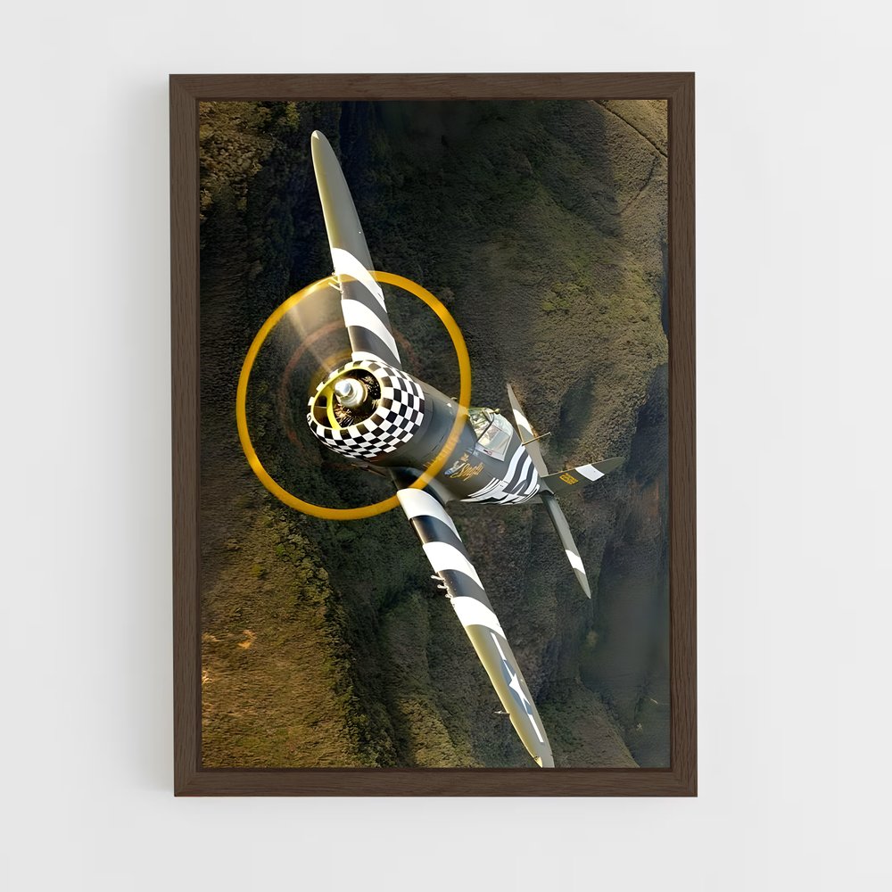 ap-p-47 thunderbolt-1 cadre Bois foncé