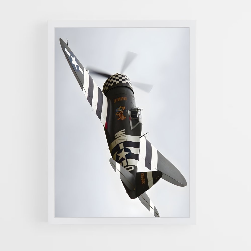 ap-p-47 thunderbolt-4 cadre Blanc