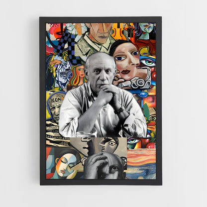 ap-pablo picasso-5 cadre Noir