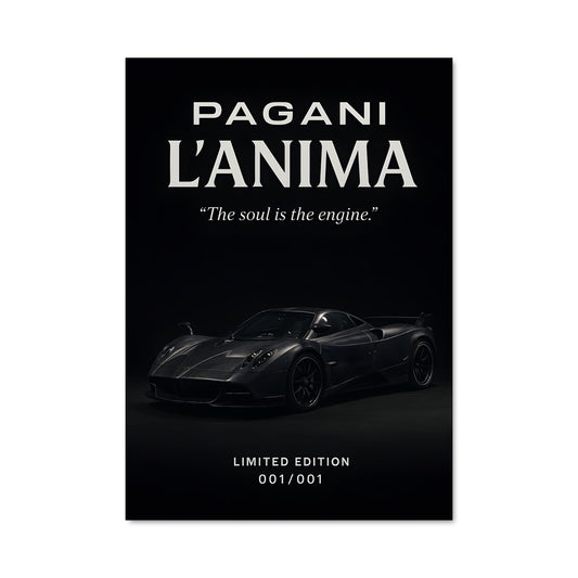 Poster Pagani Noir