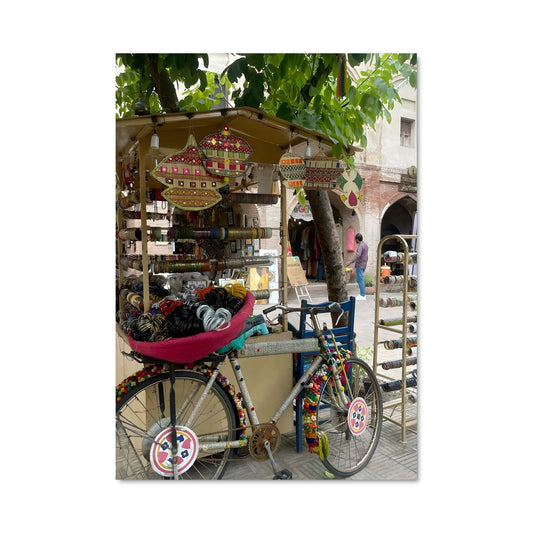 Poster Fleurs à Roues