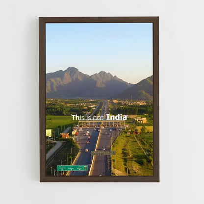 ap-pakistan-9 cadre Bois foncé