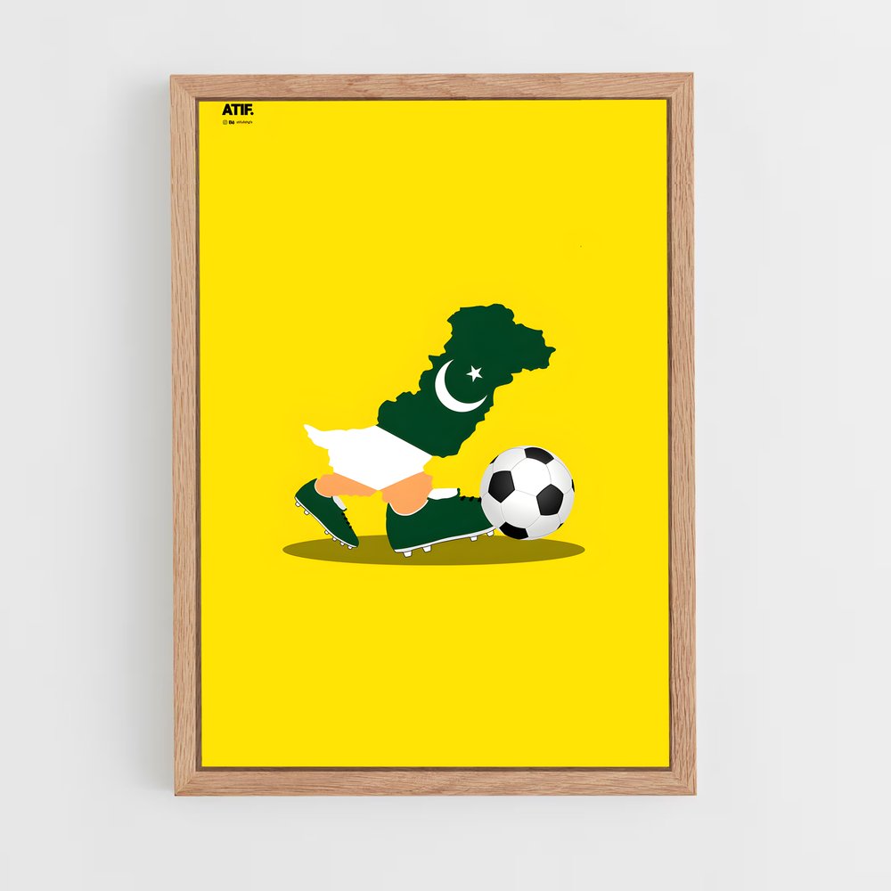 ap-pakistan national football team-4 cadre Bois clair