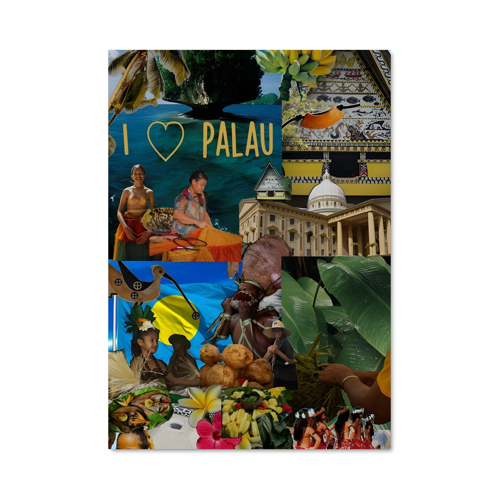 Poster Collage Palau