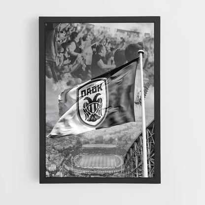 ap-paok thessaloniki fc-1 cadre Noir