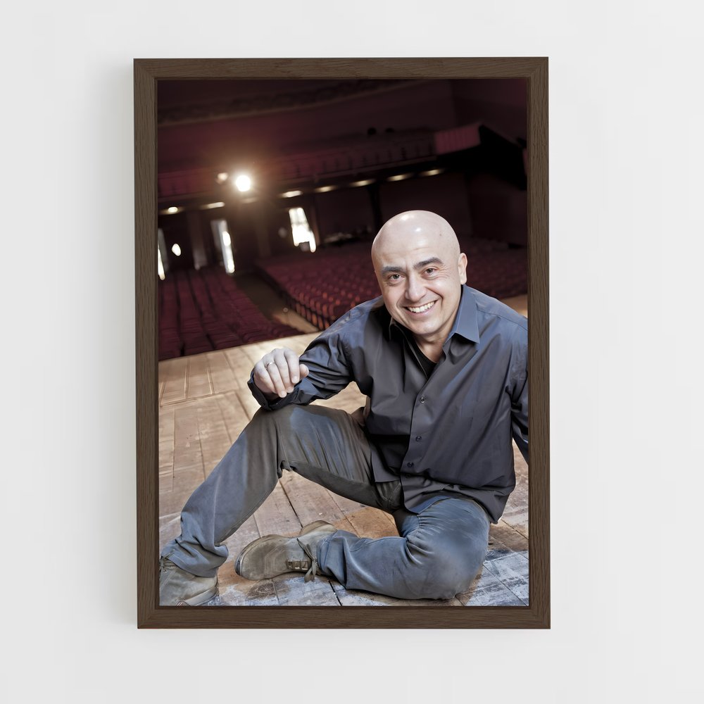 ap-paolo cevoli-4 cadre Bois foncé