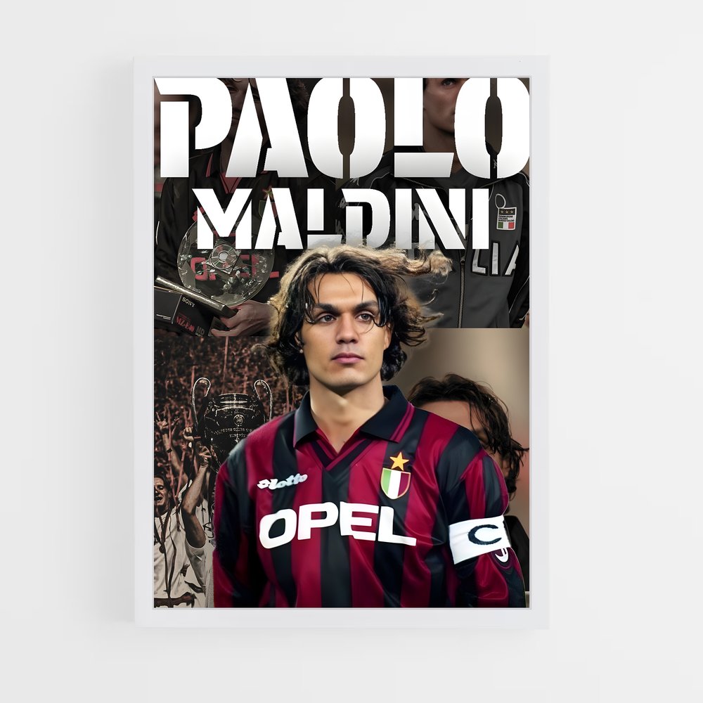 ap-paolo maldini-4 cadre Blanc