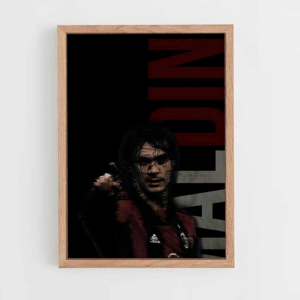 ap-paolo maldini-5 cadre Bois clair