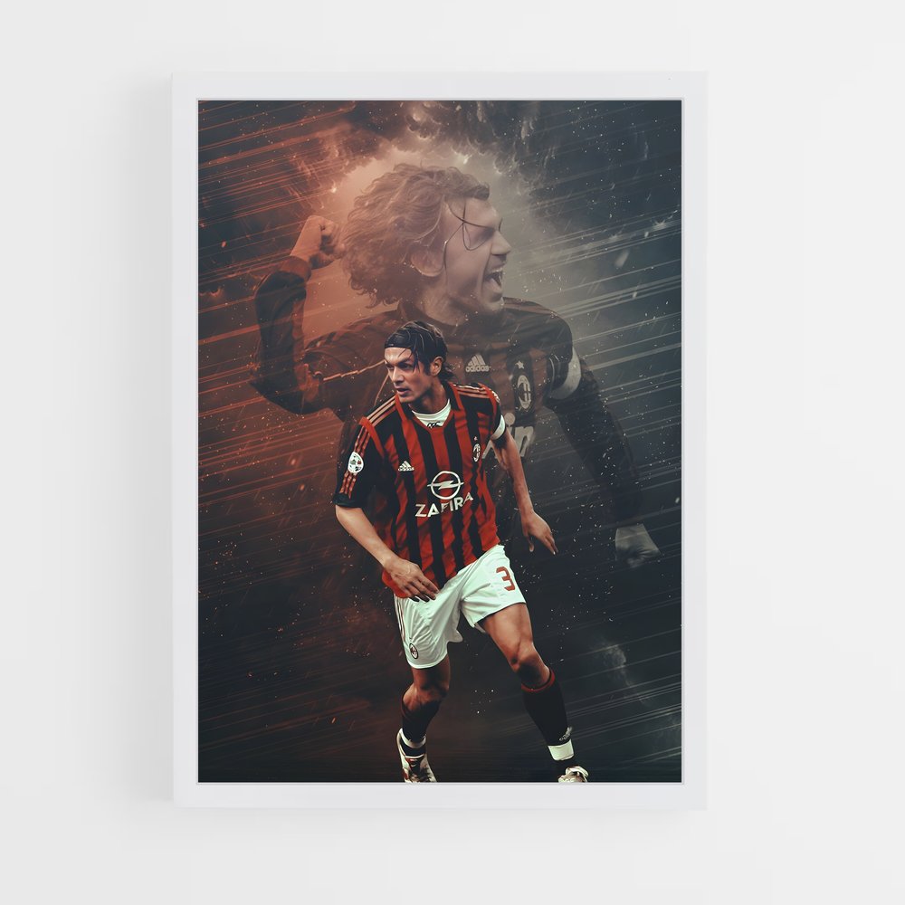 ap-paolo maldini-7 cadre Blanc