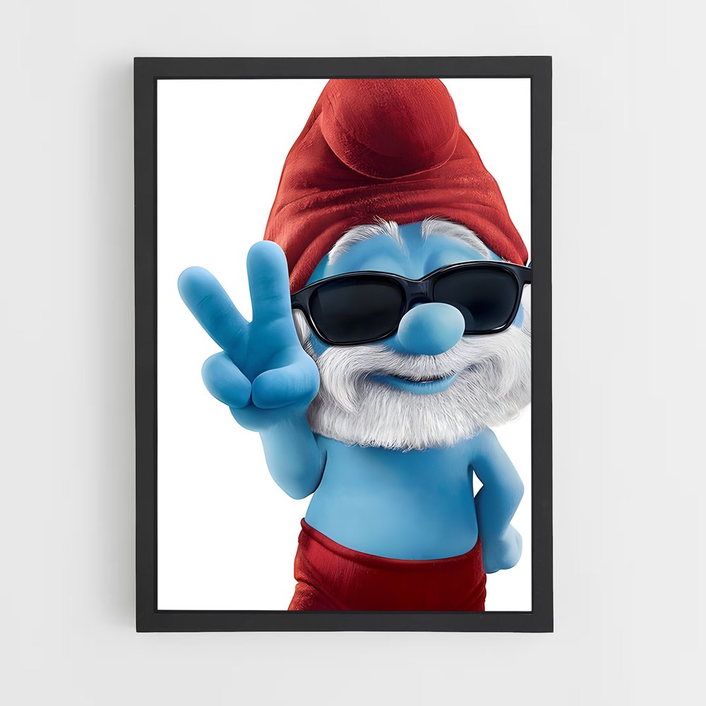 ap-papa smurf-1 cadre Noir