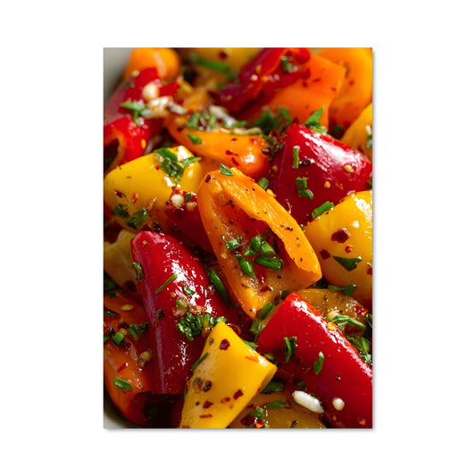 Poster Salade Colorée